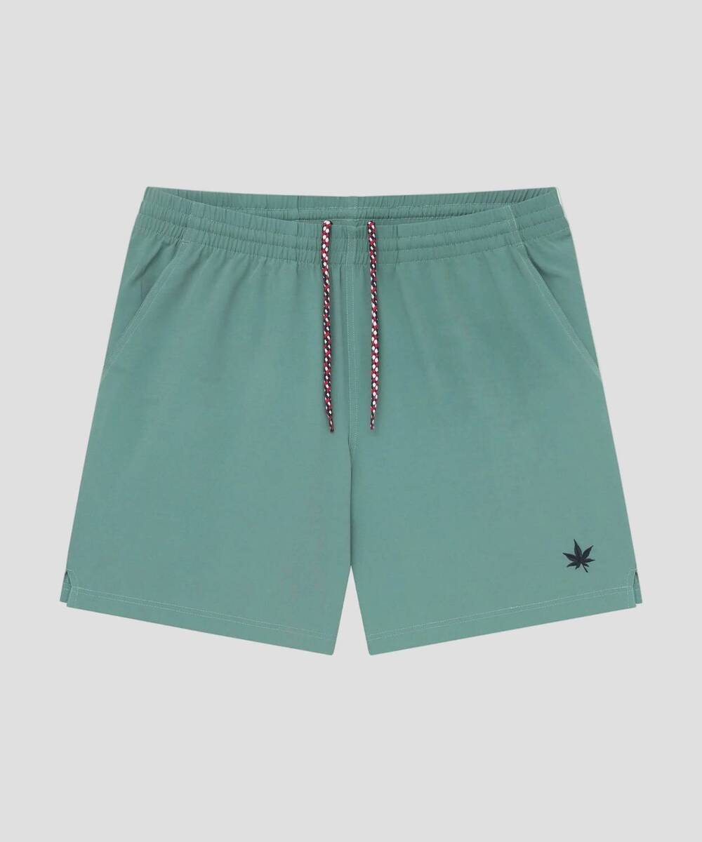 NEW BOAST men's court short in seafoam